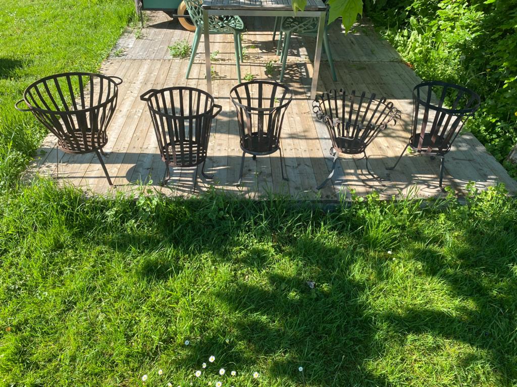 Diverse vuurkorven zie omschrijving., Tuin en Terras, Vuurkorven, Ophalen, Gebruikt