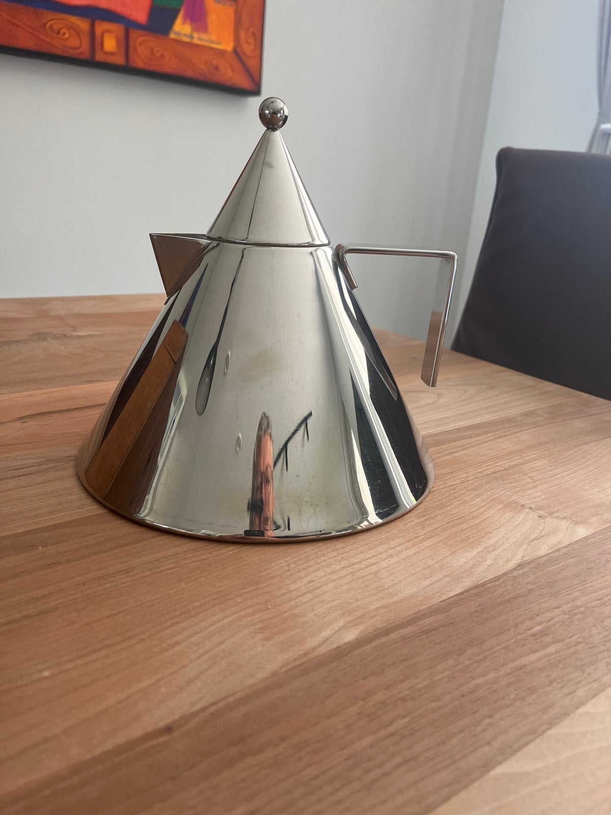 Alessi fluitketel - Erg gaaf en weinig gebruikt, Witgoed en Apparatuur, Waterkokers, 1 tot 2 liter, Verzenden, Zo goed als nieuw