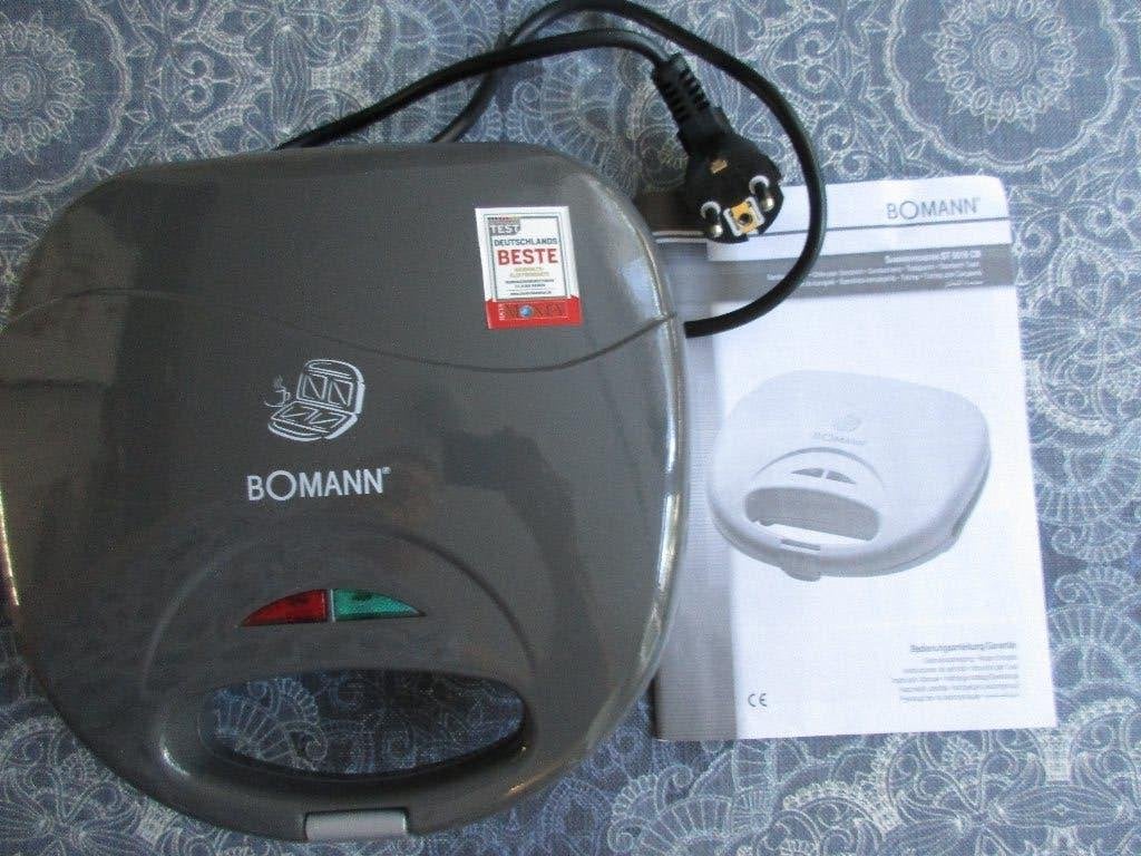 zgan Bomann ST 5016 CB  tosti-ijzer - 750 watt, Ophalen of Verzenden, Zo goed als nieuw