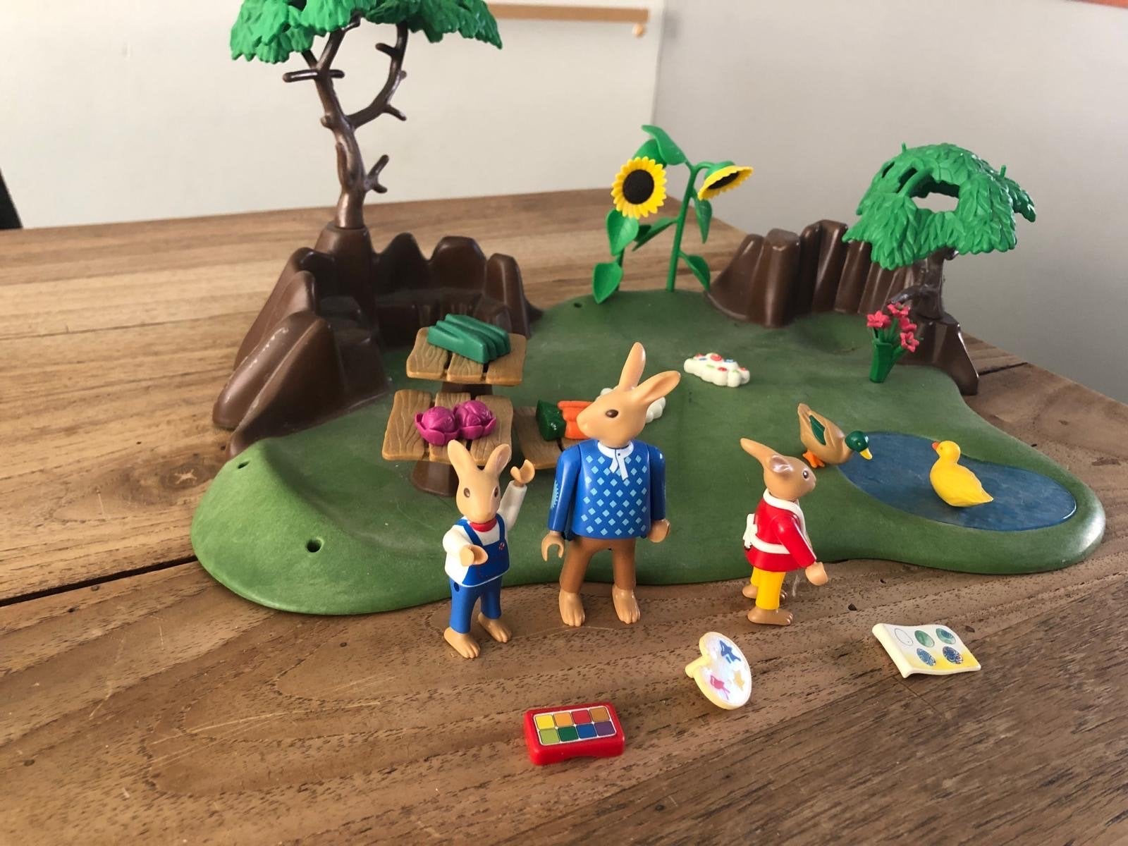 Playmobil 4146 Boerderij met geiten en boer, Gebruikt, Complete set, Overige typen, Ophalen of Verzenden