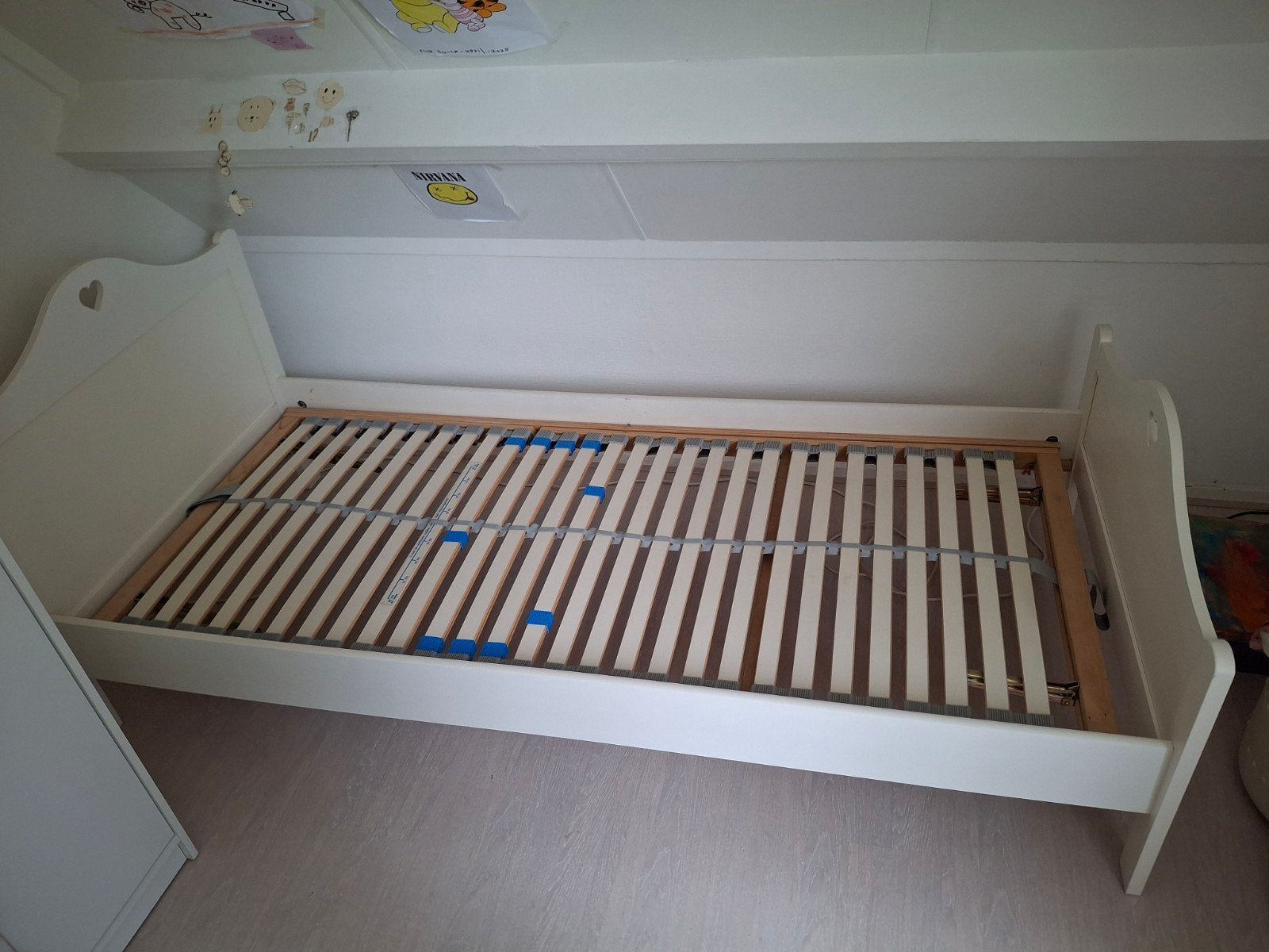 1 persoons meisjes bed, 85 tot 100 cm, Gebruikt, Ophalen of Verzenden, Lattenbodem