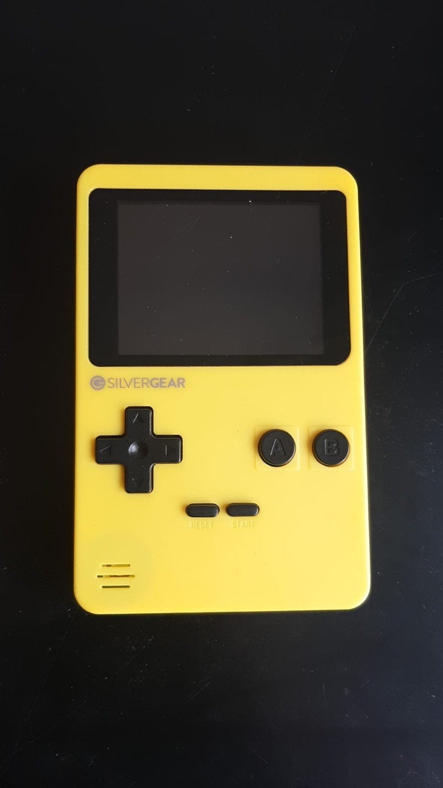 Silvergear Retro Gaming Console Geel - Draagbare Gameconsole, Ophalen of Verzenden, Overige merken, Zo goed als nieuw