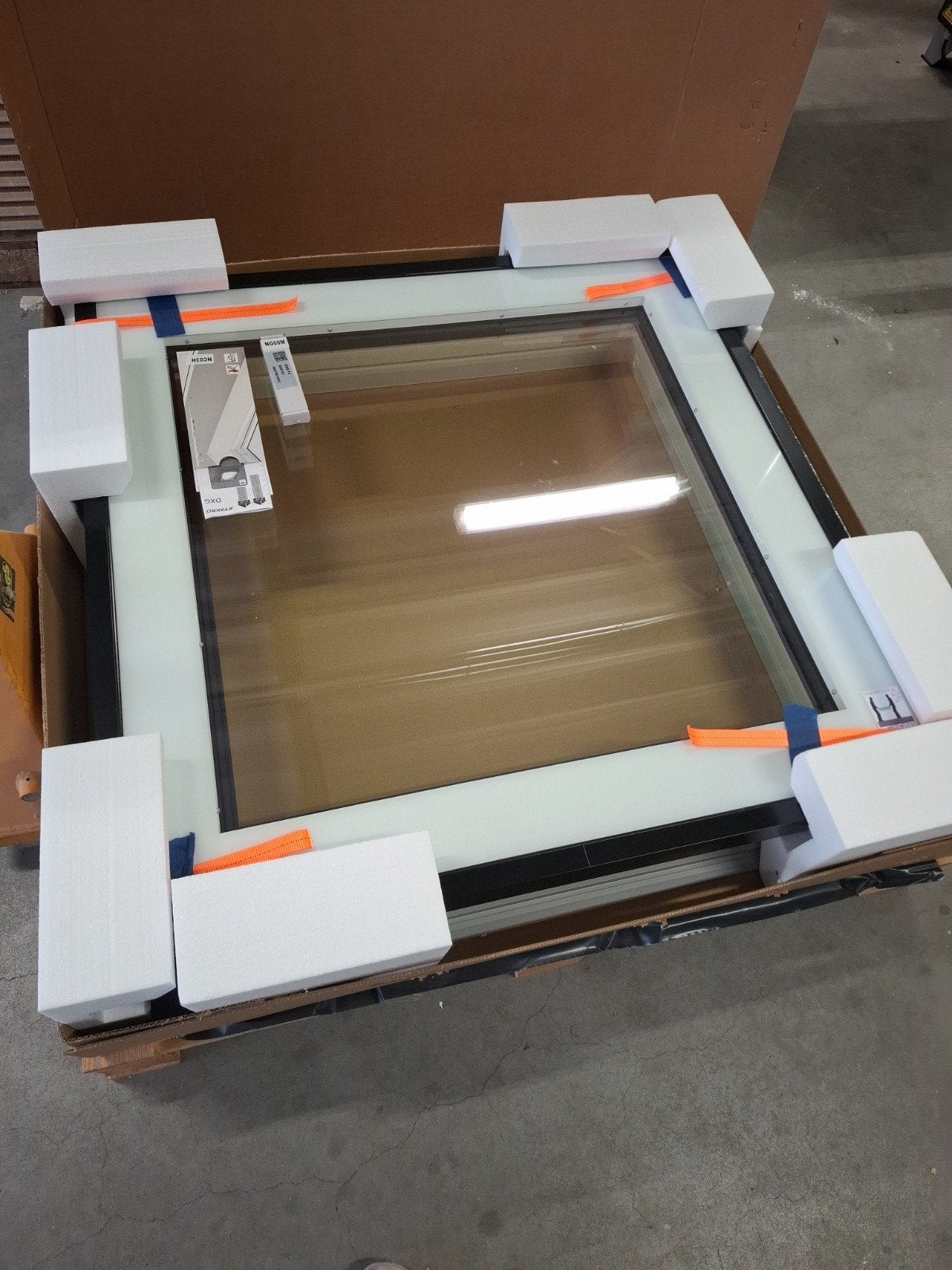 Te koop platdakraam Fakro DXG 100x100, Ophalen, Nieuw, 80 tot 120 cm, Dakraam