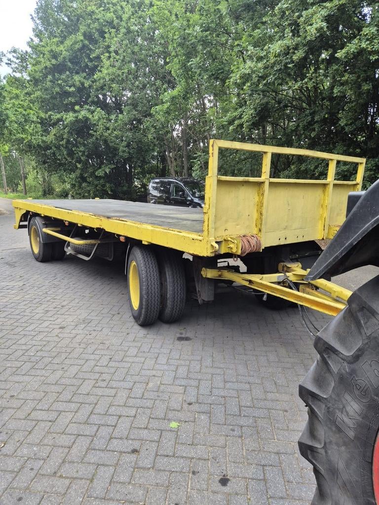 Landbouw wagen / platte wagen / balen wagen, Ophalen of Verzenden, Transport