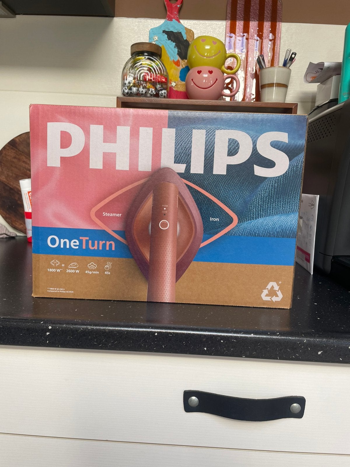 Philips OneTurn, Witgoed en Apparatuur, Strijkijzers en Strijkplanken, Ophalen of Verzenden, Nieuw, Draadloos strijkijzer