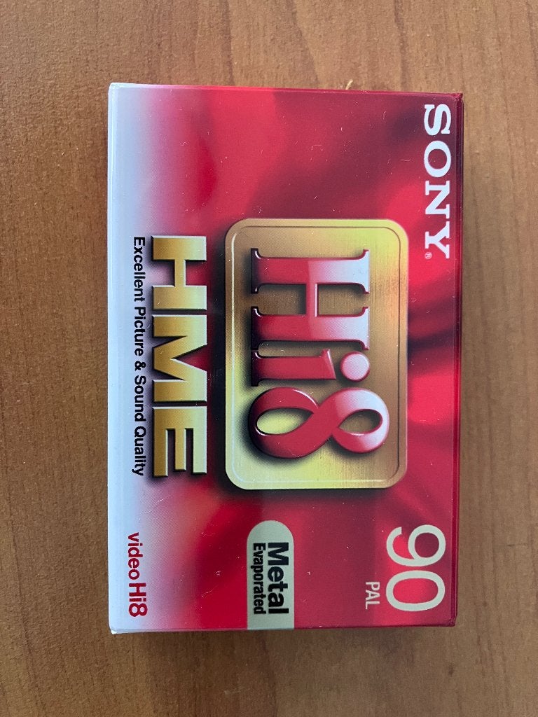 SONY HI8 cassette, Ophalen of Verzenden, Hi 8, (Video)band