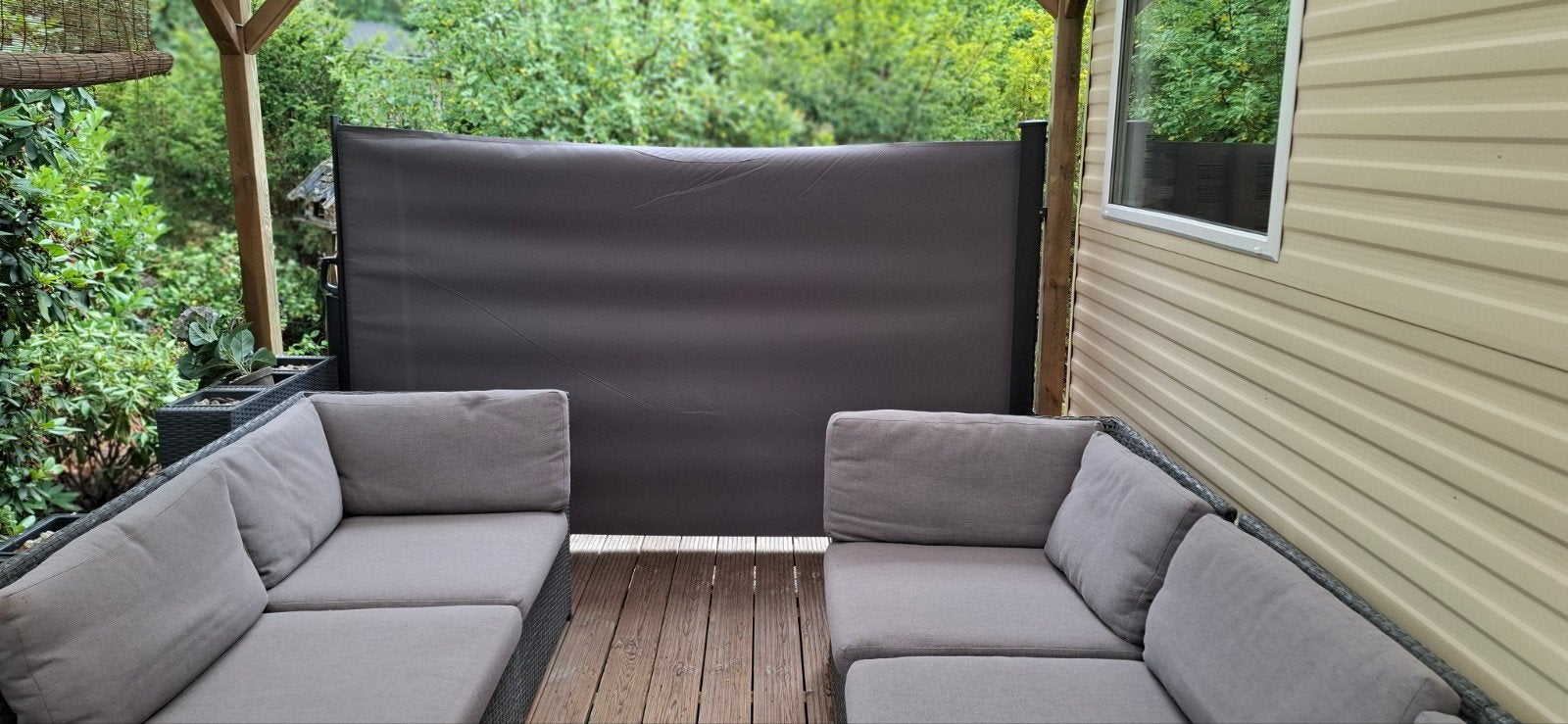 Zijscherm/Windscherm voor terras of balkon, Tuin en Terras, Zonneschermen, Ophalen, Zo goed als nieuw, Minder dan 250 cm, Overige typen