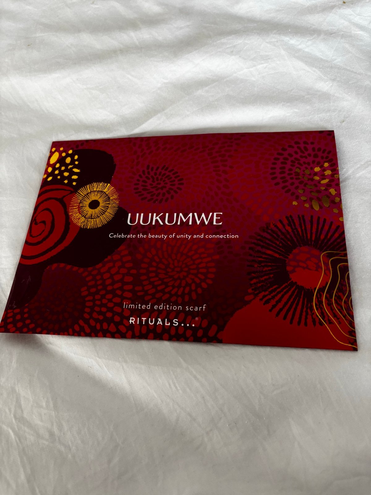 Rituals Uukumwe XL Sjaal Limited Edition - Tuli Mekondjo, Ophalen of Verzenden, Nieuw