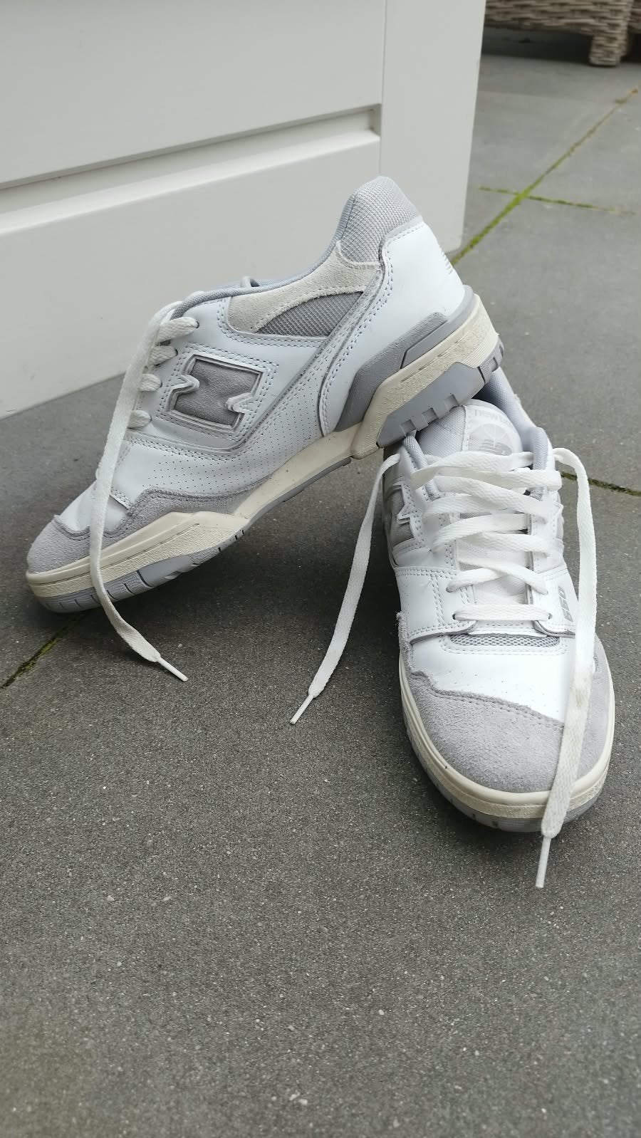 New Balance 550 sneakers - Wit/Grijs, Ophalen, Wit, New Balance, Sneakers of Gympen