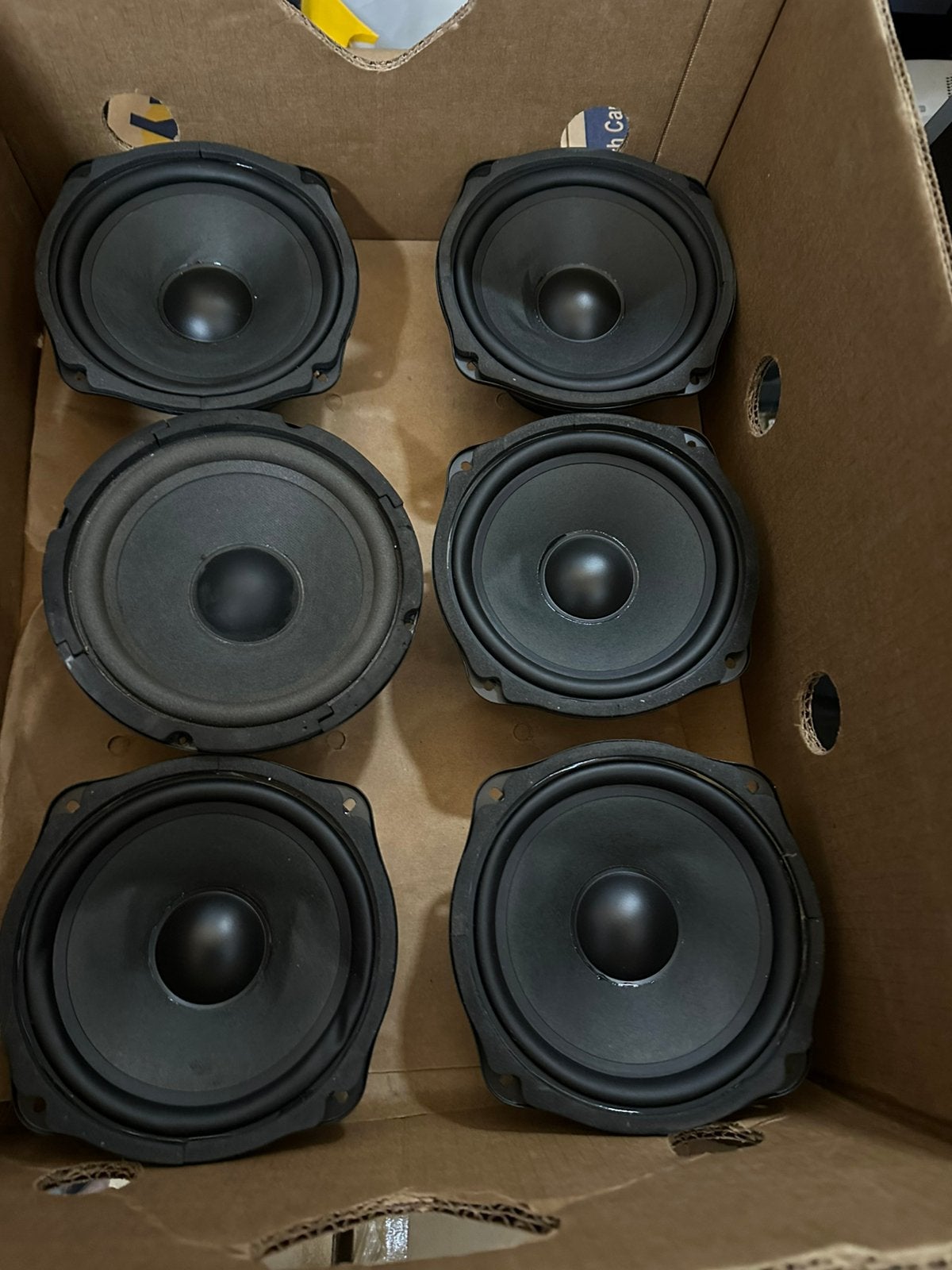 6 bas/mid speakers 16cm 50w /8 ohm, Overige merken, G, G, G