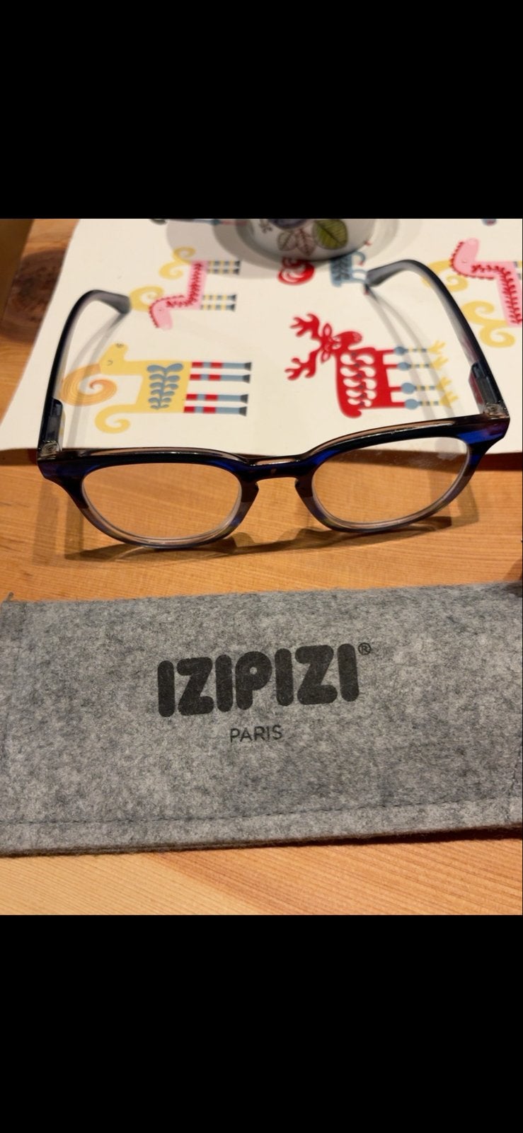 Izipizi Paris bril op sterkte, Ophalen of Verzenden, Zo goed als nieuw, Bril, Overige merken