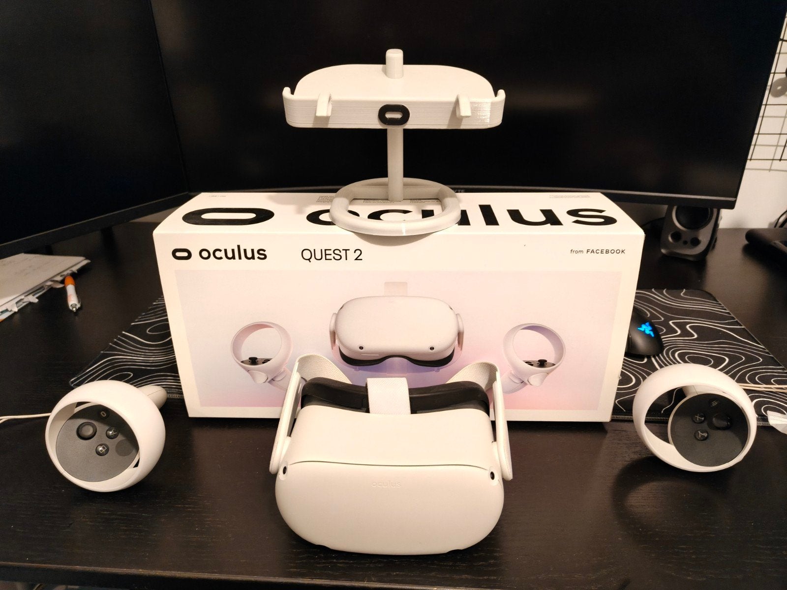Complete Oculus Quest 2 64GB, Spelcomputers en Games, Virtual Reality, Ophalen, Zo goed als nieuw, VR-bril, Overige platformen