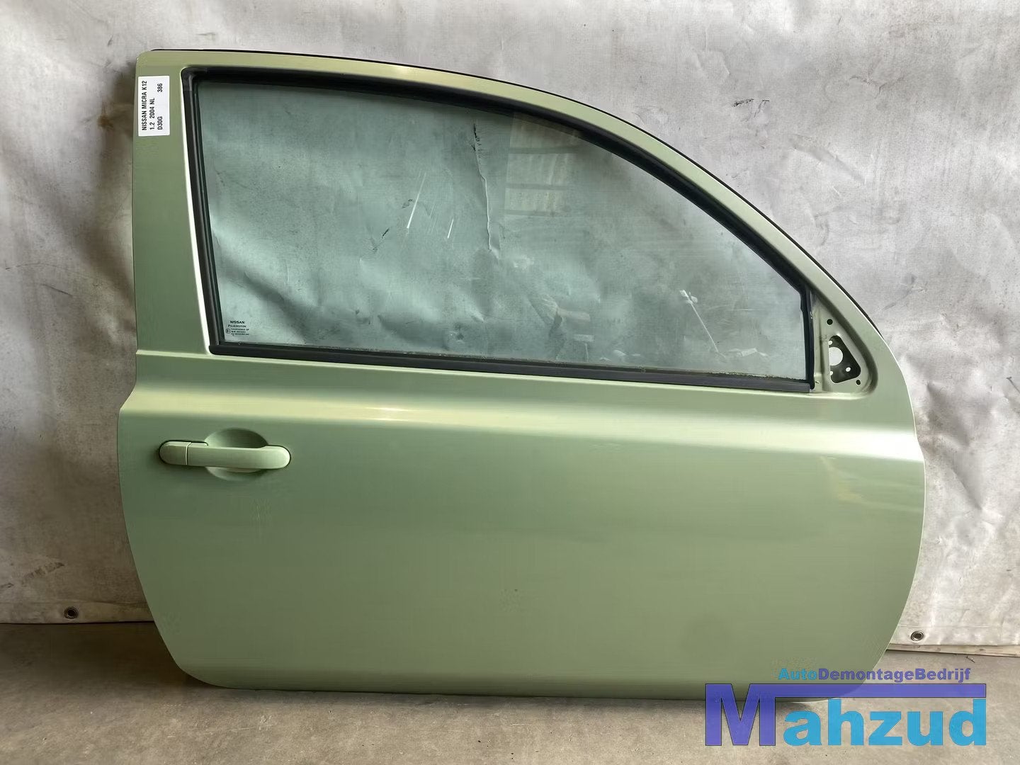 NISSAN MICRA 3 K12 Groen D30G rechts deur portier 2003-2010, Deur, Takashima 1-chome 1-1
220-8686  Yokohama, Ophalen of Verzenden