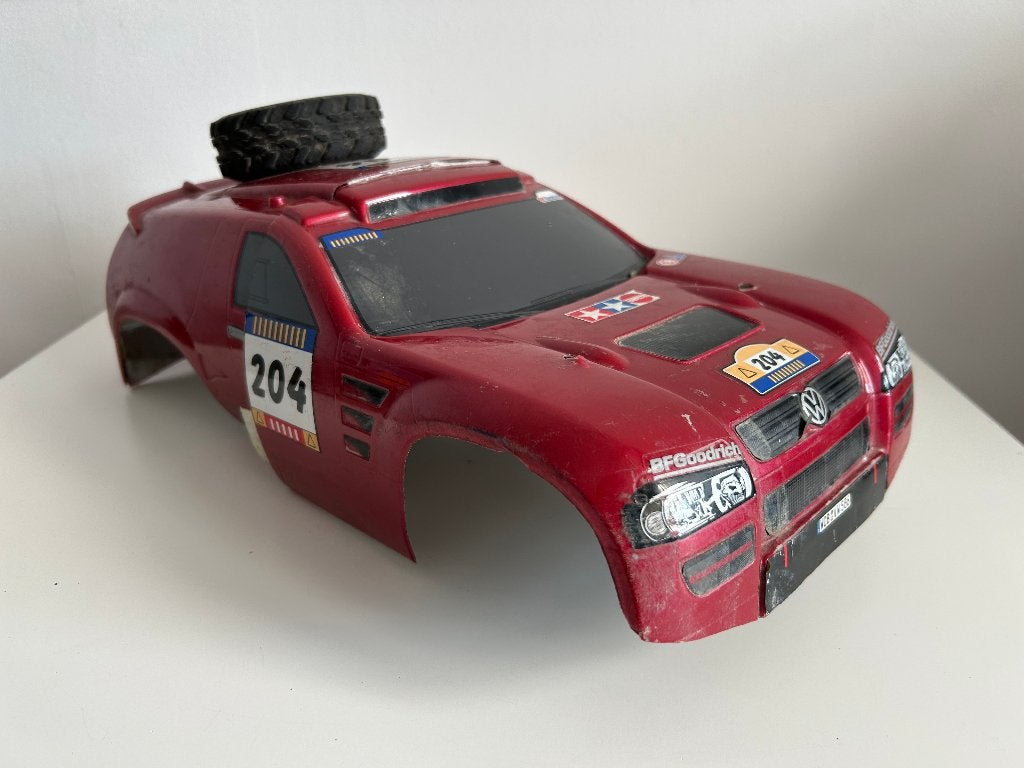 Tamiya Volkswagen Touareg body 1/10 rc auto, Hobby en Vrije tijd, Ophalen of Verzenden, Gebruikt