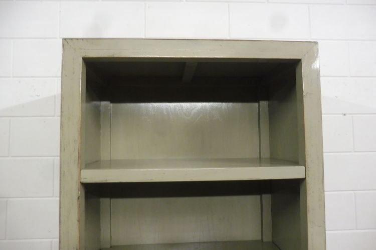 Foto 4 van Landelijke boekenkast licht groen