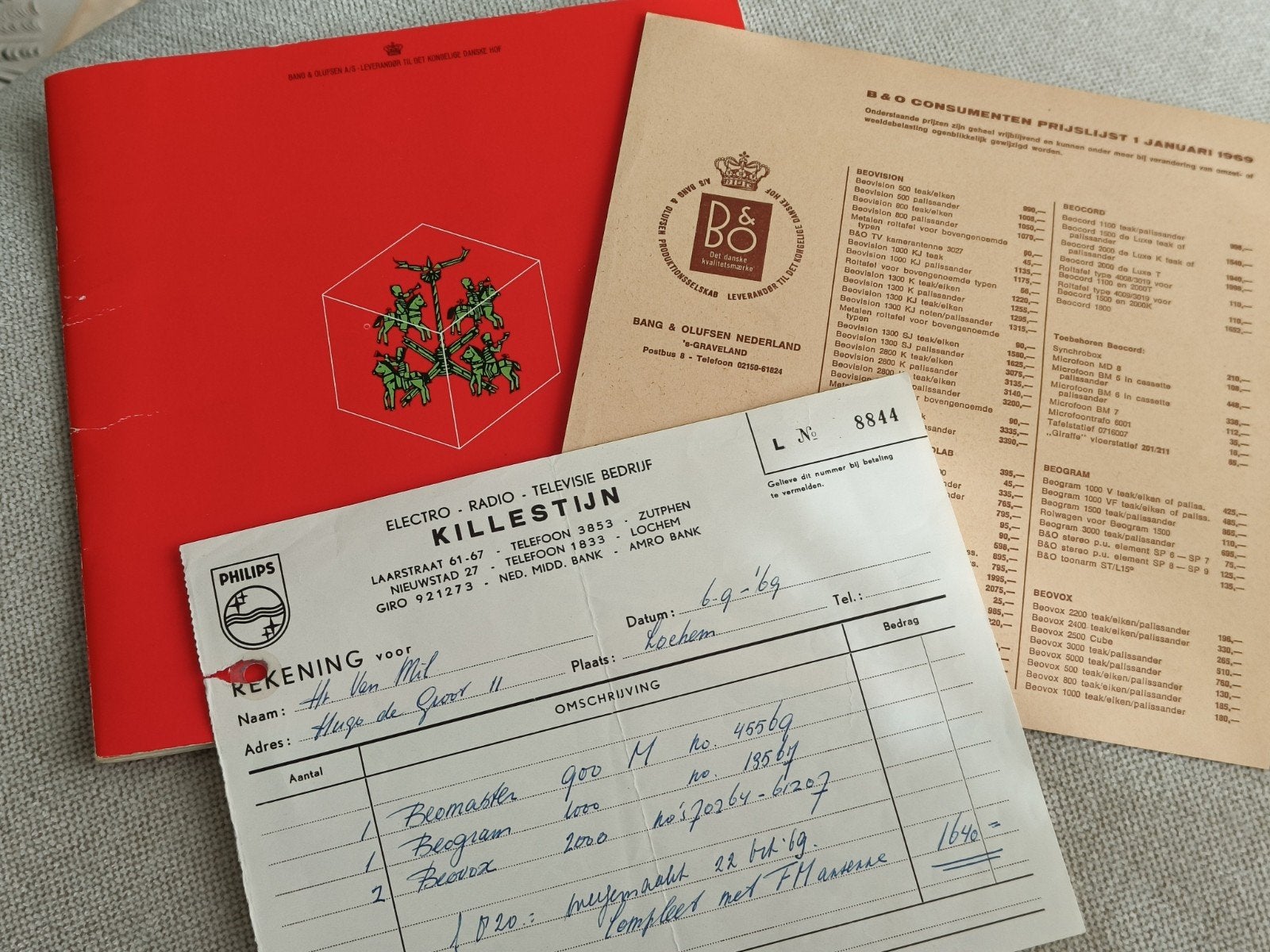 1969, BANG & OLUFSEN, BEOMASTER, CATALOGUS, Boeken, Ophalen of Verzenden, Gelezen