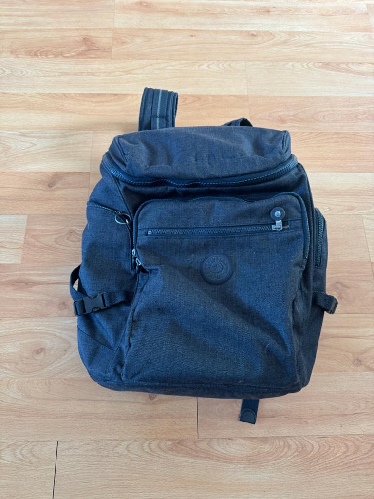 Kipling rugzak - Donkergrijs, Sieraden, Tassen en Uiterlijk, Tassen | Rugtassen, Kipling, 25 tot 40 cm, Ophalen of Verzenden, Zo goed als nieuw