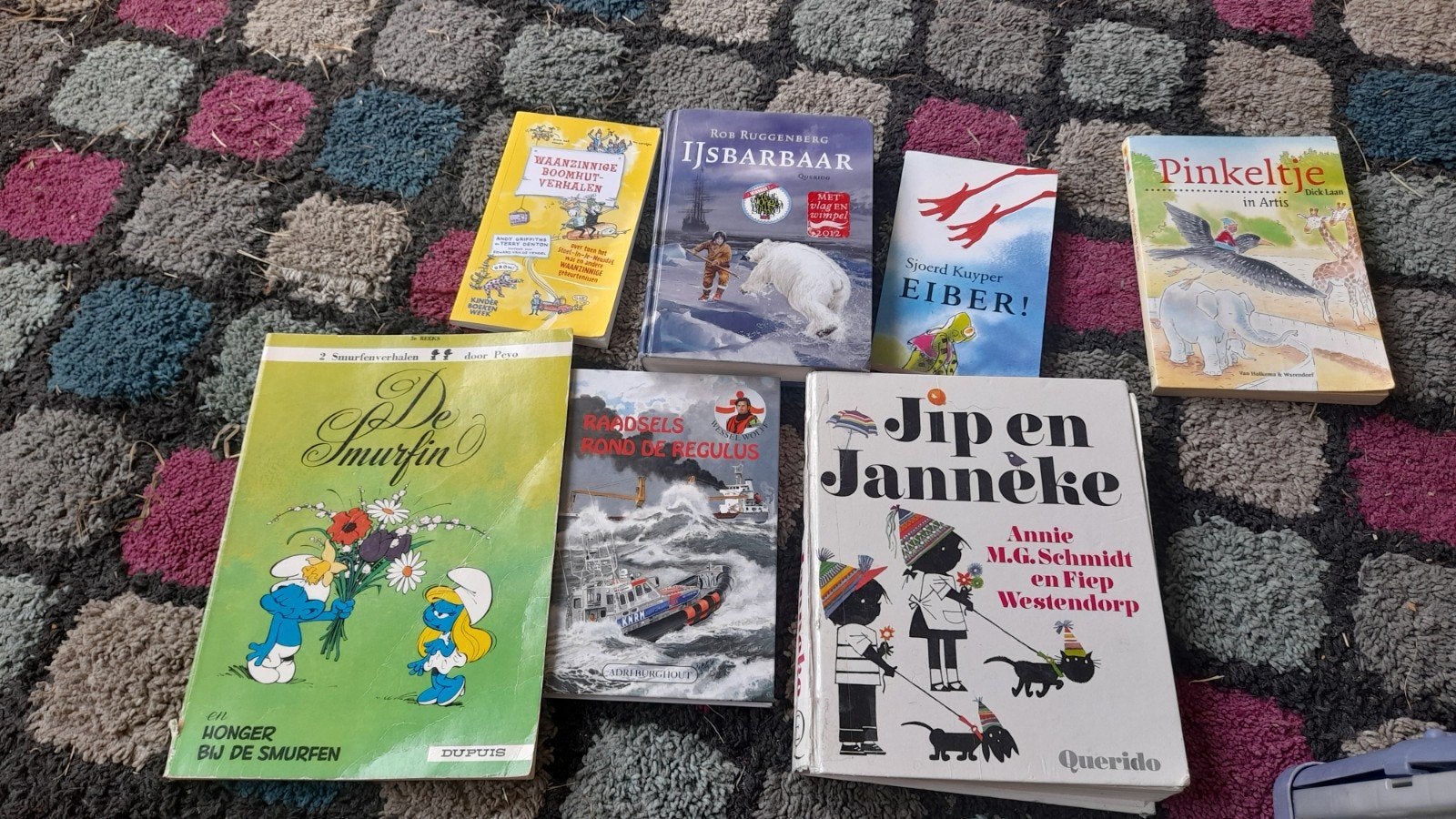 Kinderboeken, Jip en Janneke, pinkeltje, Ophalen, Gelezen, Verhalen