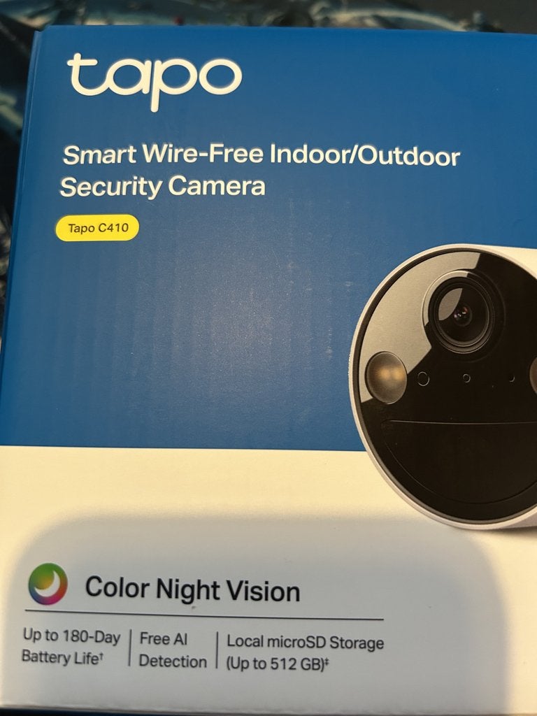 tapo   c410    ip security camera, Ophalen of Verzenden, Zo goed als nieuw, Buitencamera