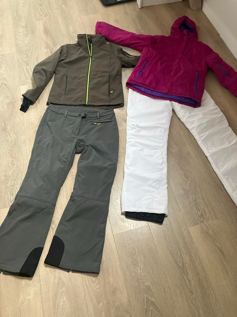 Dames skibroeken en skijassen maat L, Ophalen of Verzenden, Gedragen, Maat 42/44 (L), Pak