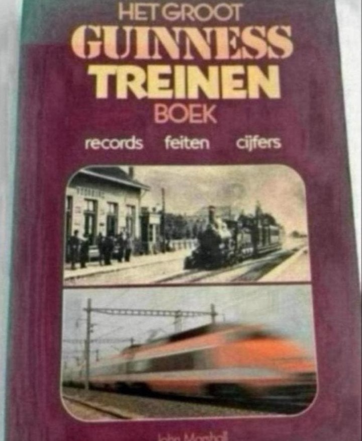 HET GROOT GUINNESS TREINEN BOEK - Records, Feiten, Cijfers, Boeken, Ophalen of Verzenden, Zo goed als nieuw, Trein