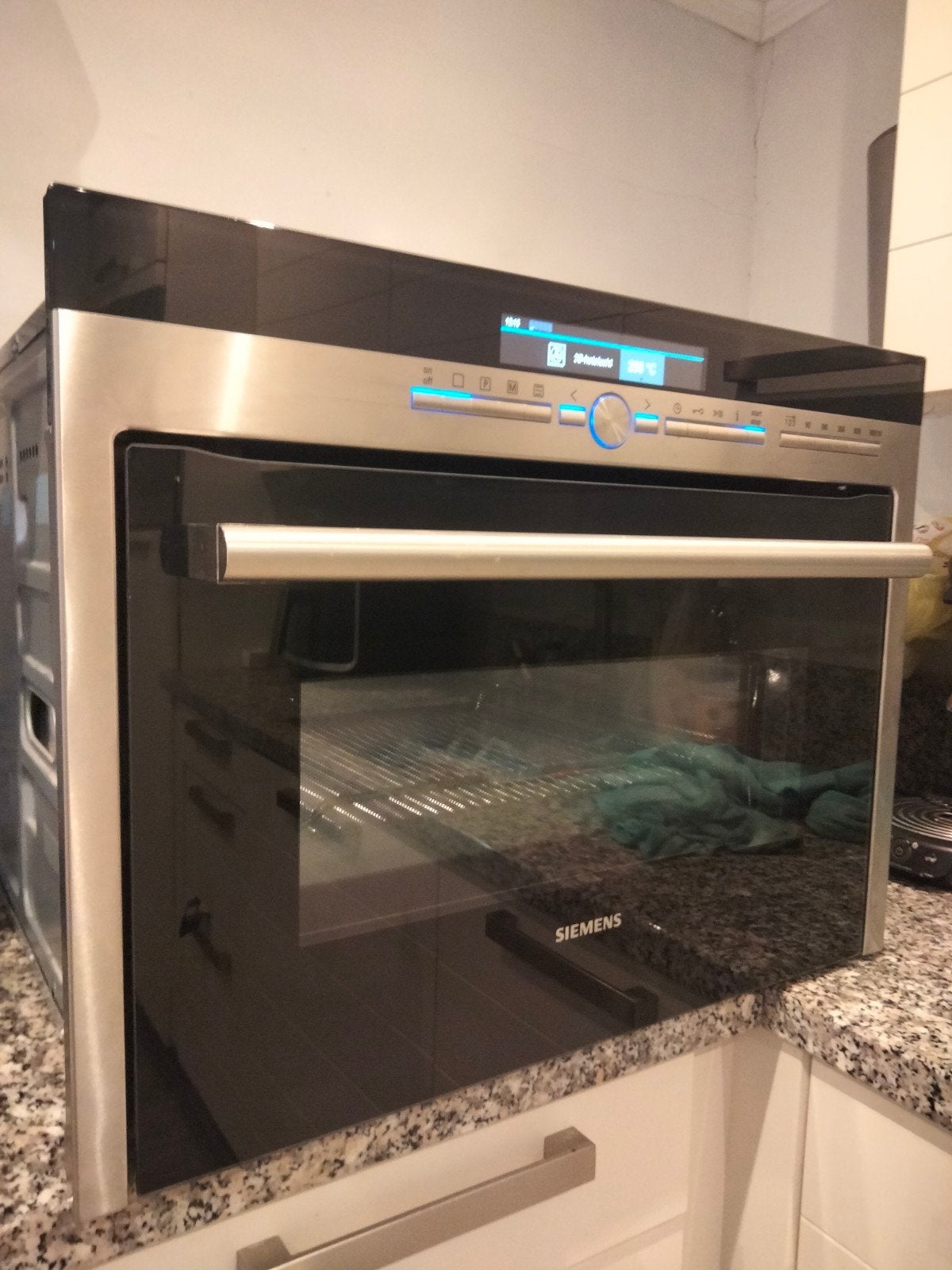 Luxe Siemens Inbouw Combi Oven- Magnetron HB86P575, Witgoed en Apparatuur, Ovens, Ophalen, Siemens, Inbouw, Hete lucht