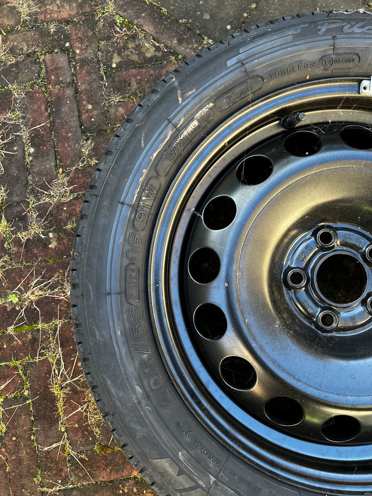 Michelin Pilot HX 205/55R16 91W zomerband op velg, Ophalen