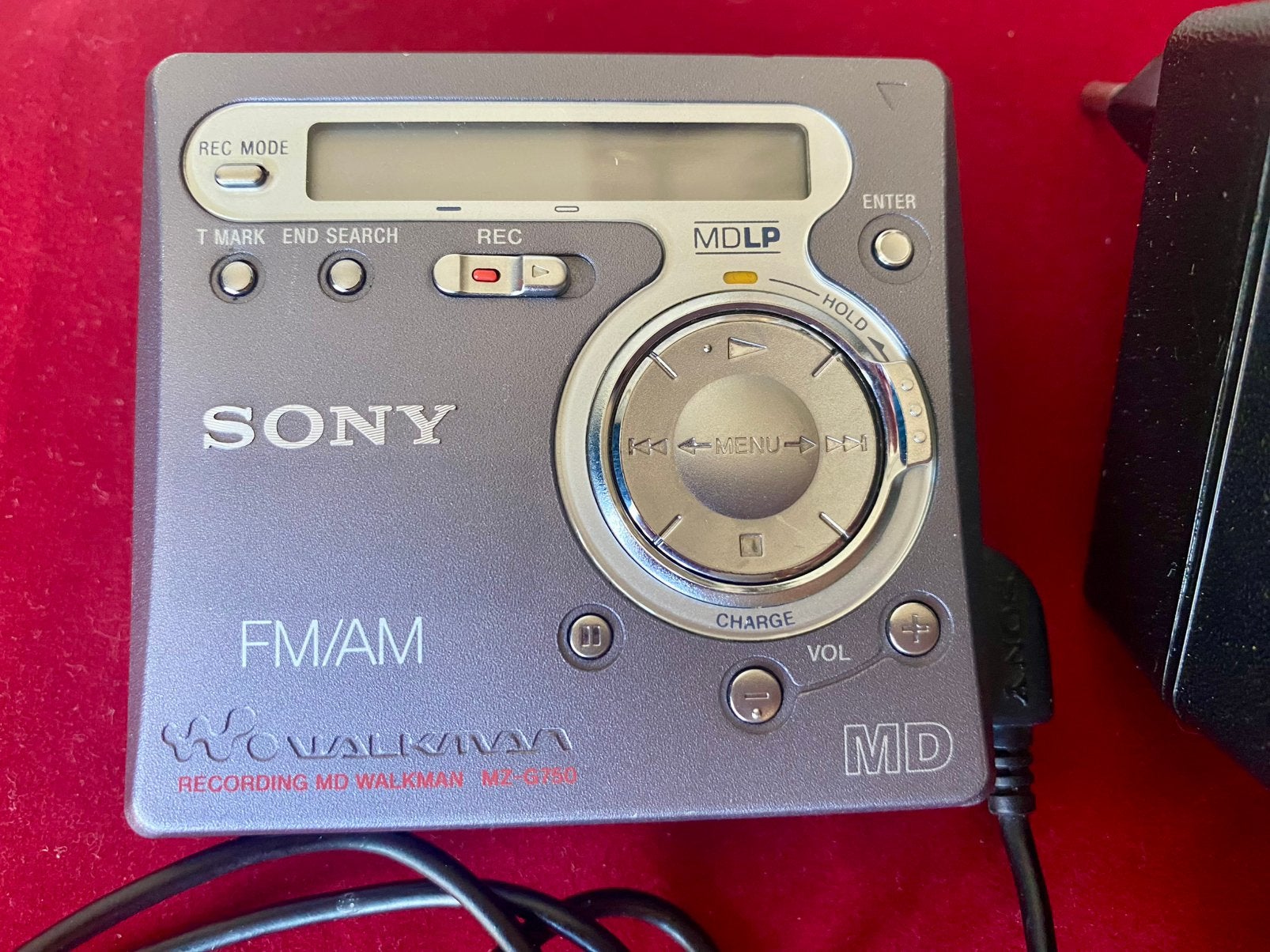 SONY walkman minidisc MZ-G750, Ophalen of Verzenden, Minidisc-speler