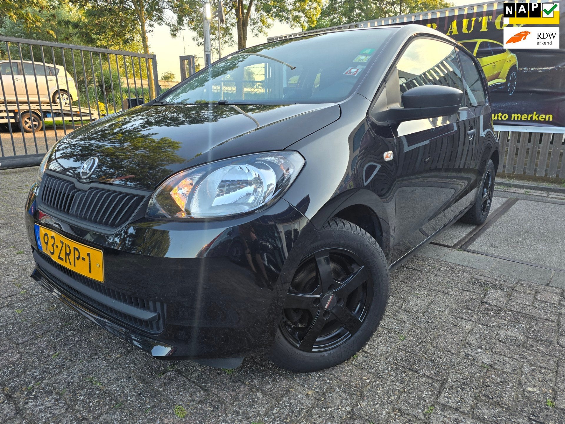 Skoda Citigo 1.0 Greentech Arctic/1e eigenaar/nap/airco/navi, Auto's, Voorwielaandrijving, Euro 5, Gebruikt, 840 kg