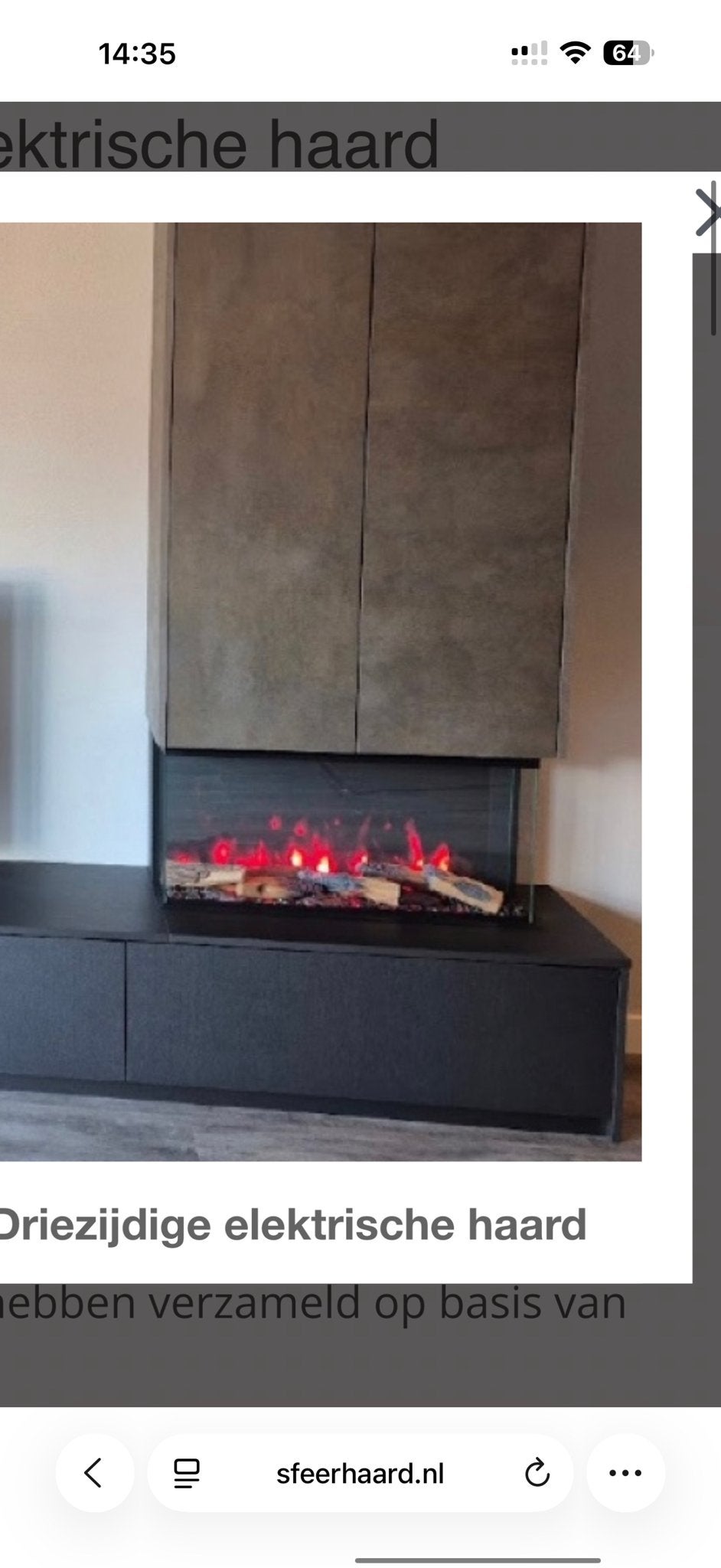 E-line Vision Solus VS80 elektrische haard - Nieuw in doos, Ophalen, Nieuw, Inbouwhaard, Elektrische haard