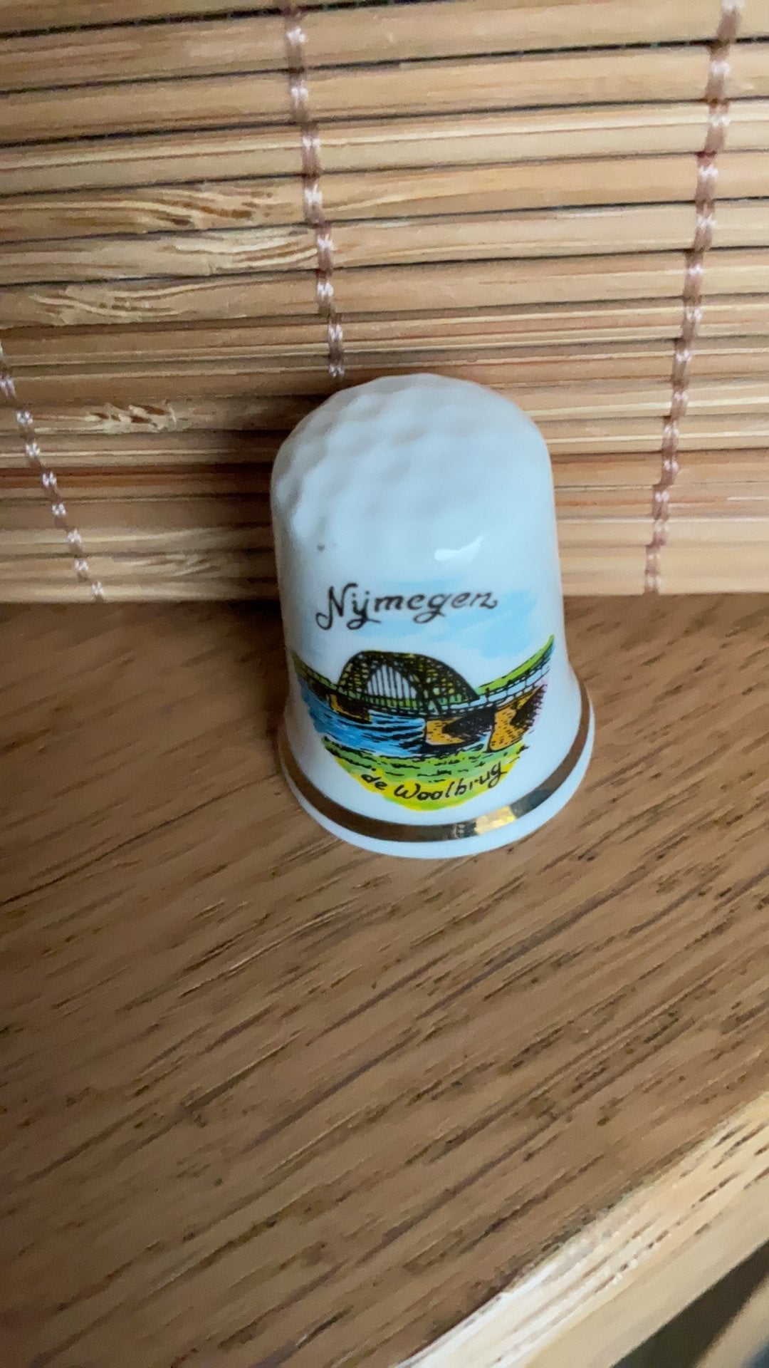 Nijmegen vingerhoed vingerhoedje vingerhoedjes vingerhoeden, Verzenden, Nieuw, Porselein, Nederland