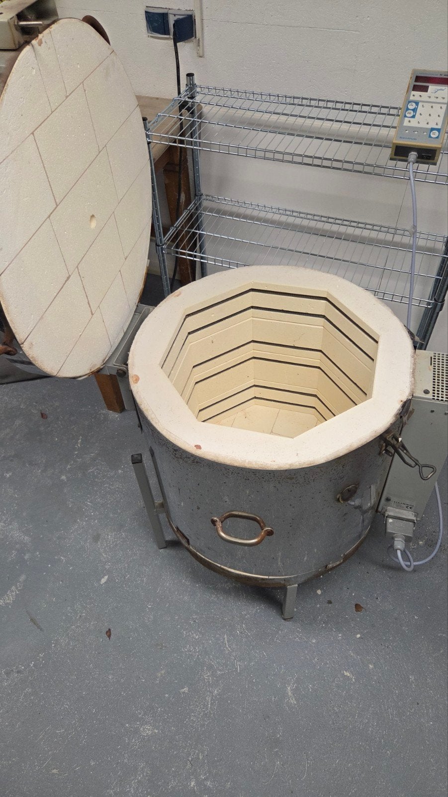 Keramikos Aardewerk keramiekoven 70L 1200C met Bentrup TC 40, Hobby en Vrije tijd, Ophalen, Gebruikt