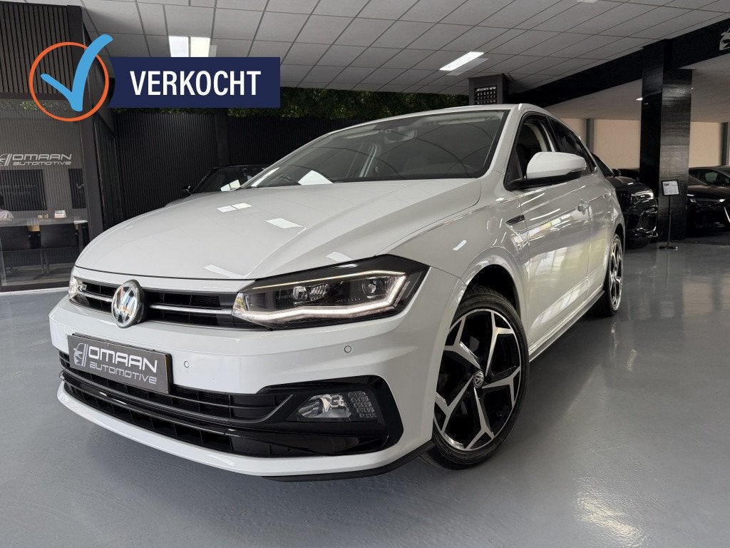 Volkswagen Polo 1.0 TSI R-Line 116PK DSG VIRTUAL CARPLAY, Gebruikt, Wit, Bedrijf, 3 cilinders
