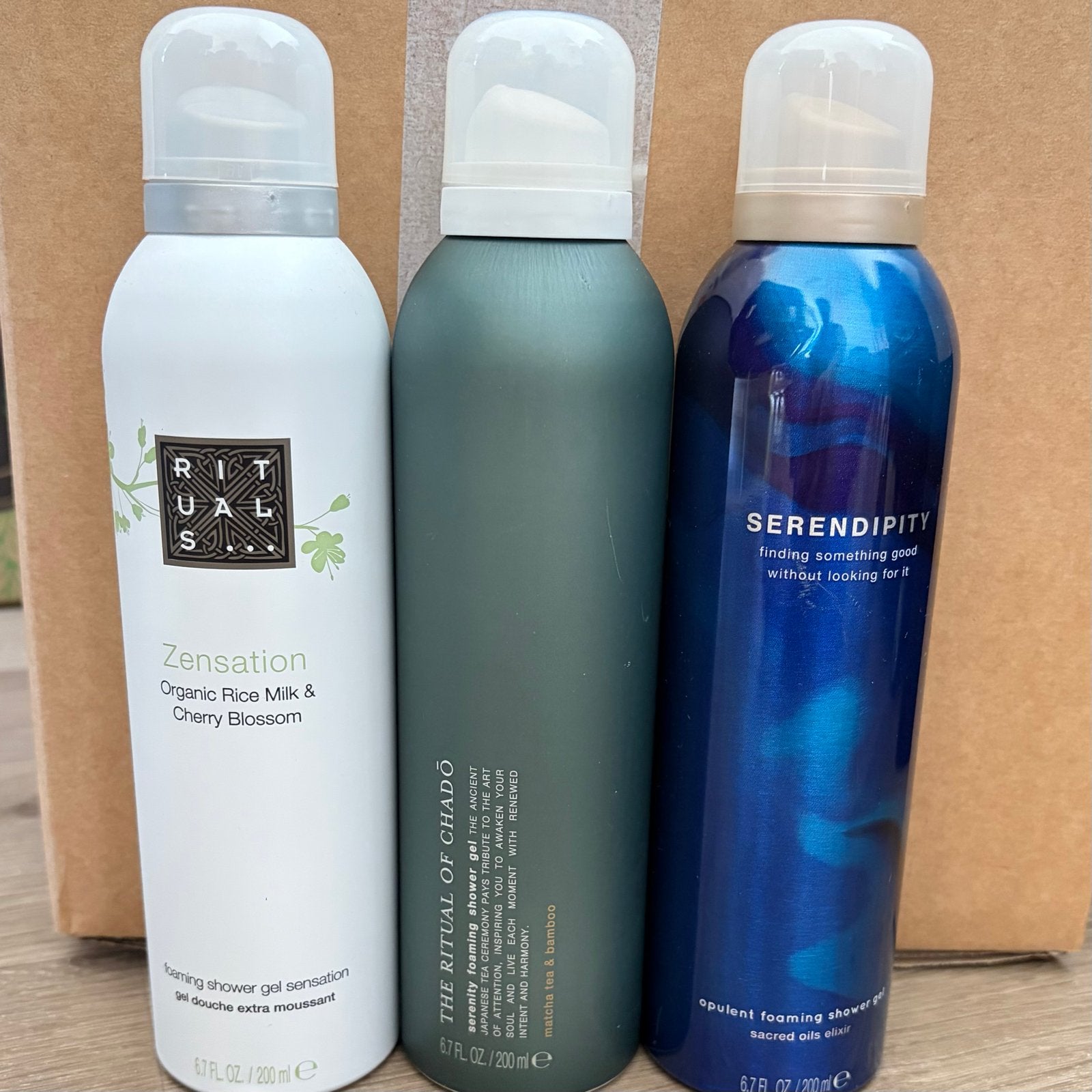 Rituals Doucheschuim Set - Zensation, Chado, Serendipity, Sieraden, Tassen en Uiterlijk, Uiterlijk | Lichaamsverzorging, Ophalen of Verzenden