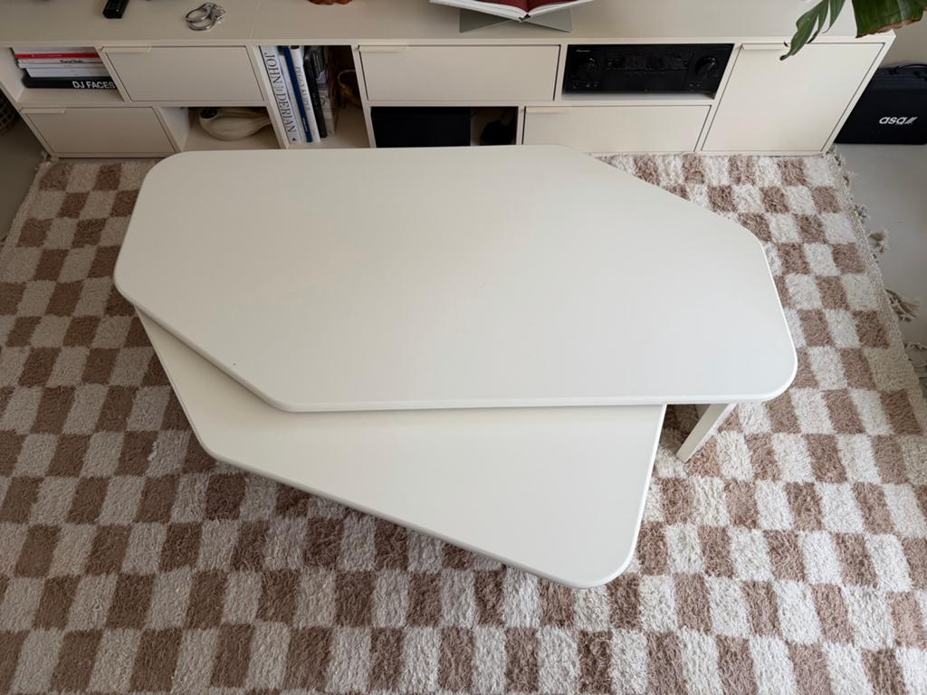 Vintage uitschuifbare salontafel - flexibel en stijlvol, Huis en Inrichting, Ophalen, Overige materialen, Gebruikt, 100 tot 150 cm