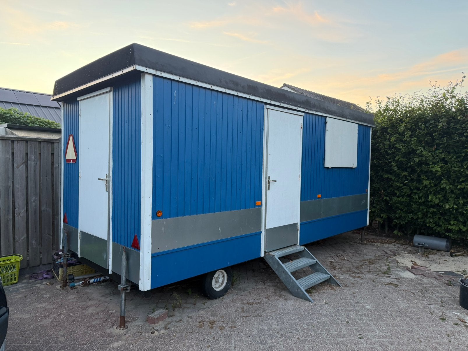 Schaftkeet / Schaftwagen  'langzaam verkeer', Ophalen