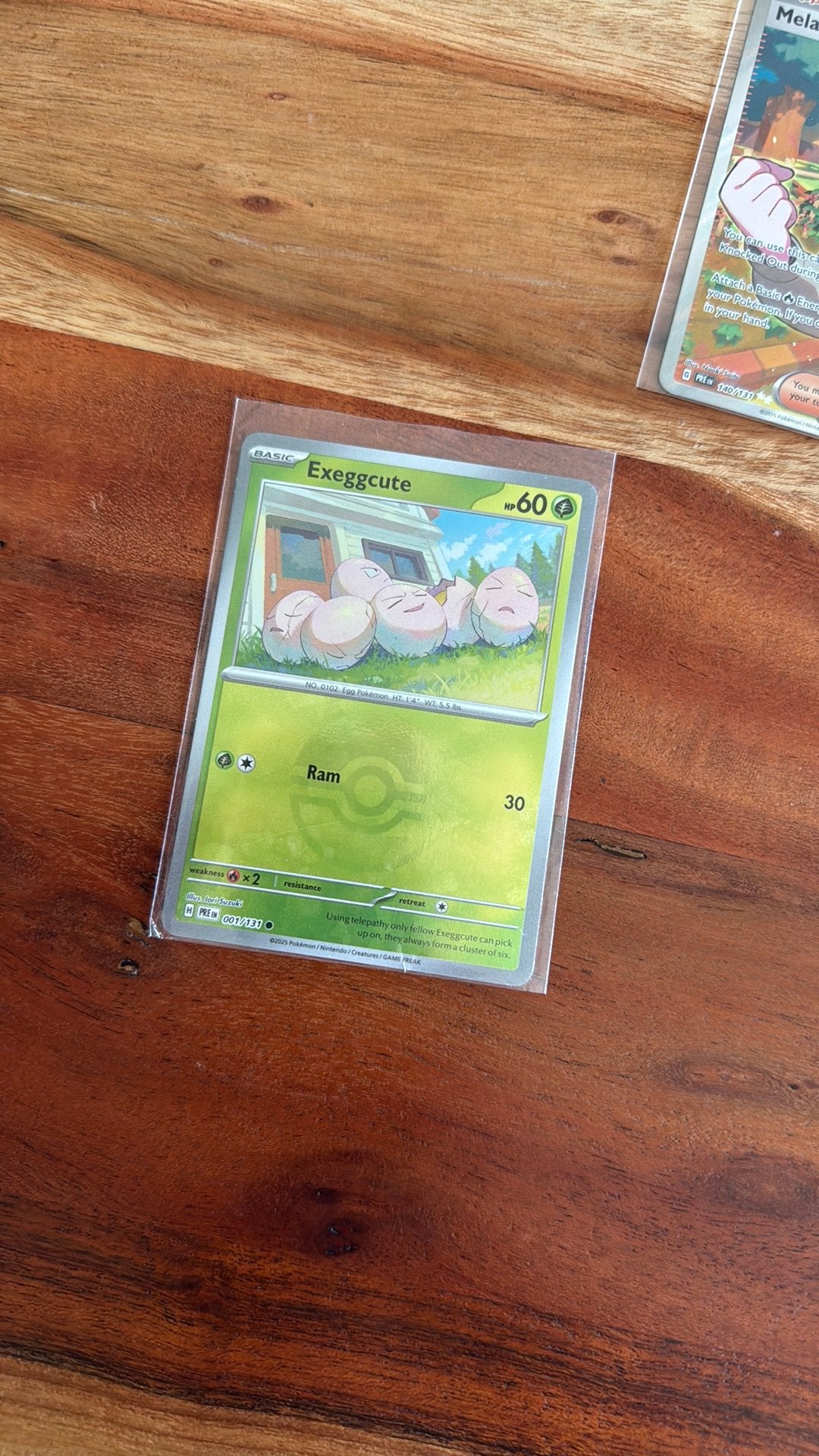 Exeggcute 001/131 Pokeball, Verzenden, Zo goed als nieuw
