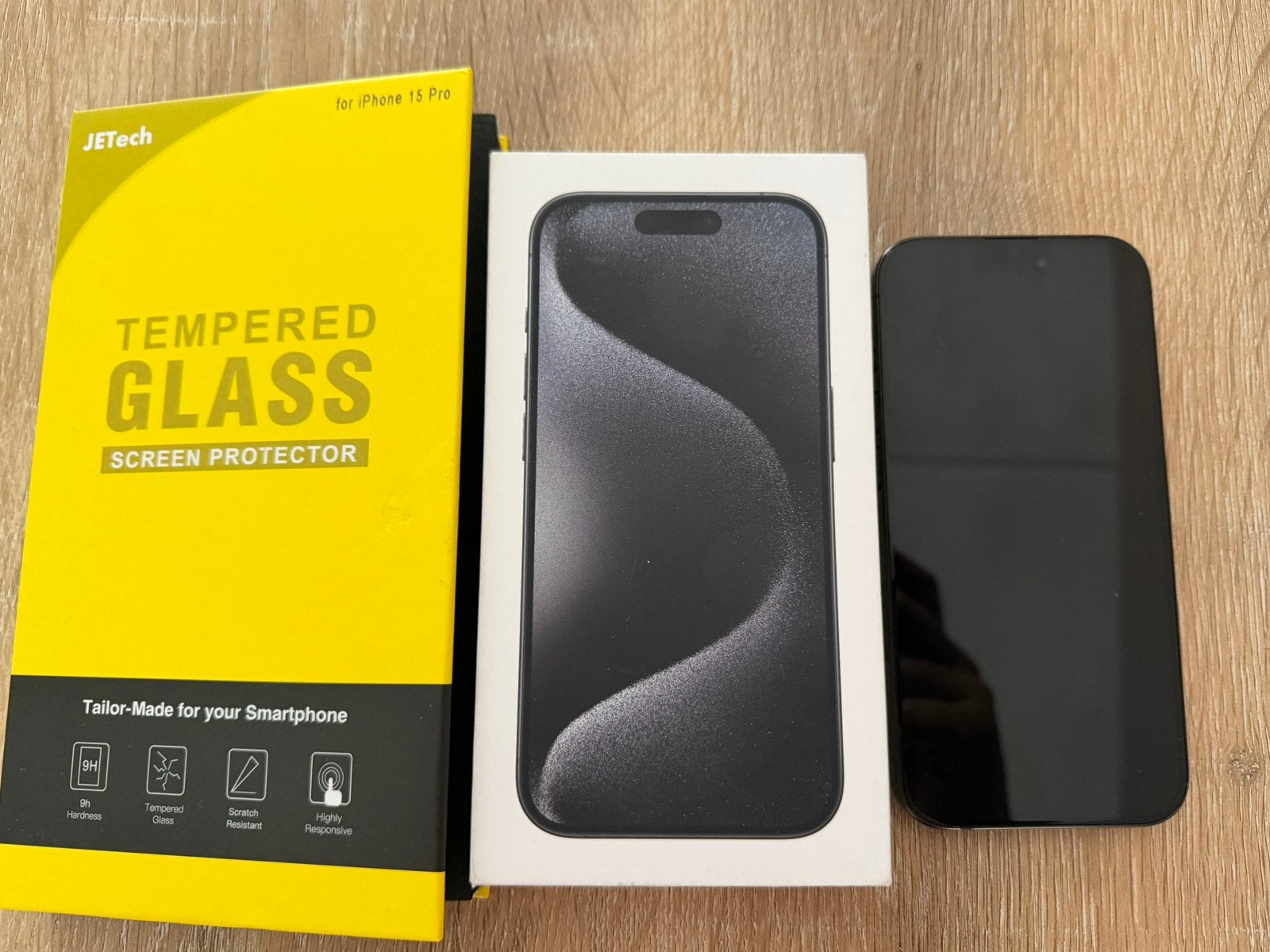 iPhone 15 Pro 128GB Zwart Titanium, Telecommunicatie, Mobiele telefoons | Apple iPhone, Ophalen, Zwart, Zonder simlock, Zonder abonnement