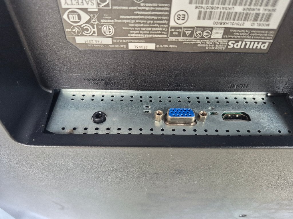 Foto 6 van Philips 273V5L monitor, uit februari 2014.