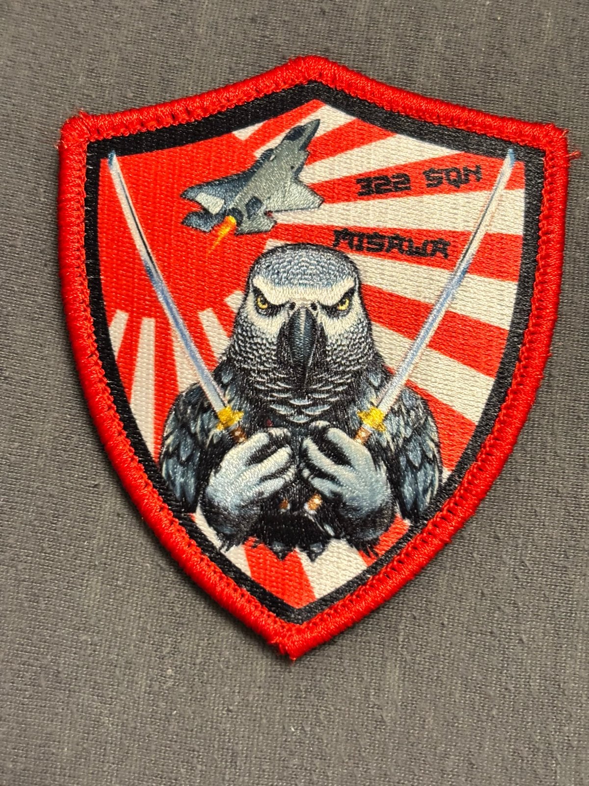 Schild patch 322 SQN Misawa, Verzenden, Luchtmacht, Nederland, Embleem of Badge