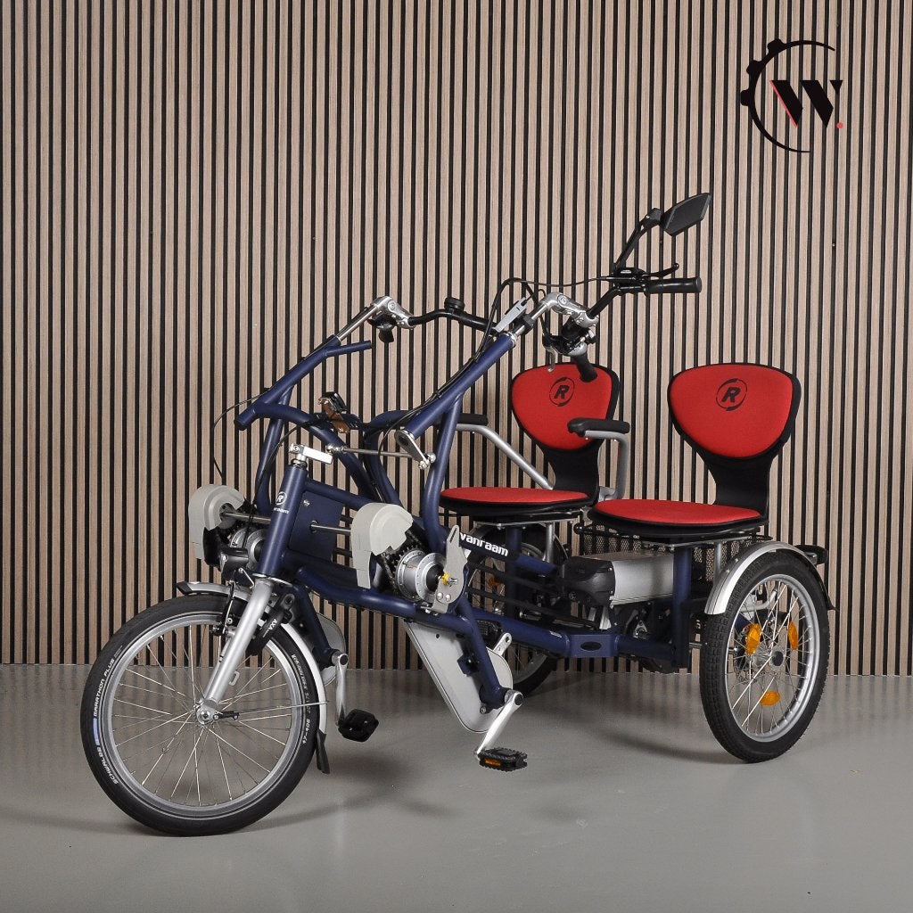 Van Raam Fun2Go Tweedehands Duofiets garantie bij aflevering, Fietsen en Brommers, Ophalen, Gebruikt, Schijfrem, Van Raam
