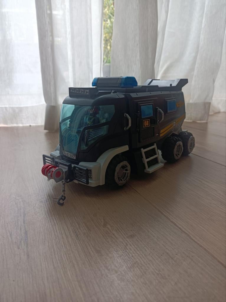 Playmobil politie bus, Ophalen of Verzenden, Zo goed als nieuw, Complete set