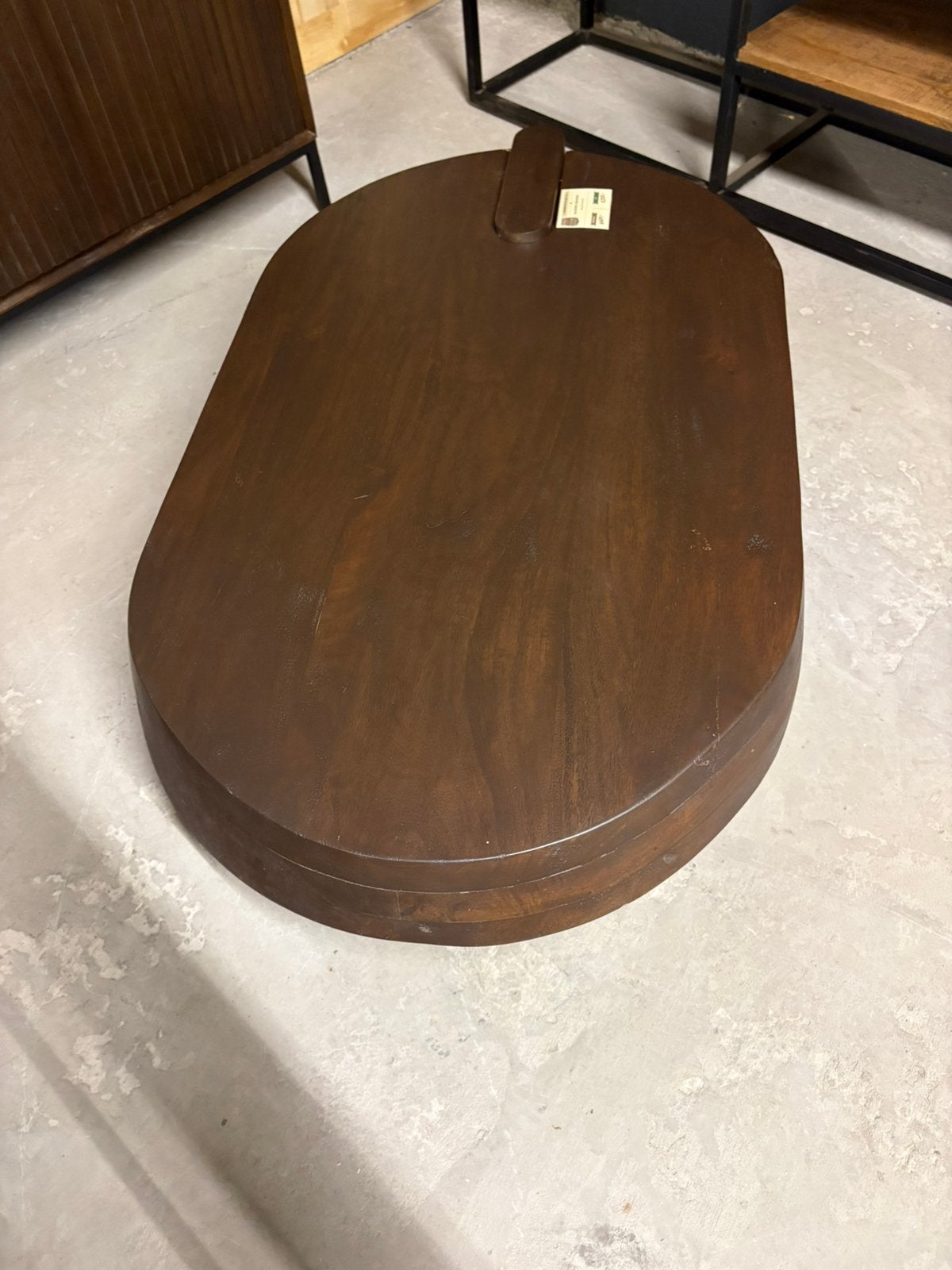 Salontafel Rana bruin – nu €250!, Ophalen of Verzenden, Nieuw, Rechthoekig, 50 tot 100 cm