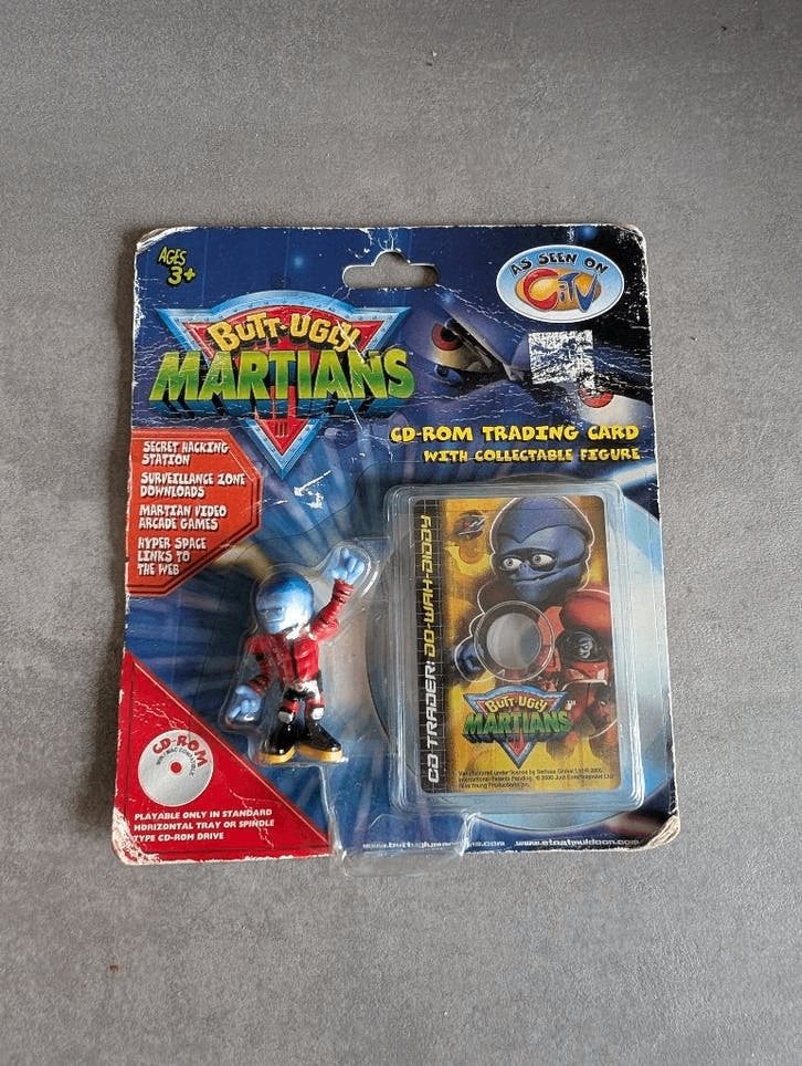 Butt-Ugly Martians CD-ROM Trading Card met Figuur, Spelcomputers en Games, Games | Sony PlayStation 2, Overige genres, 1 speler