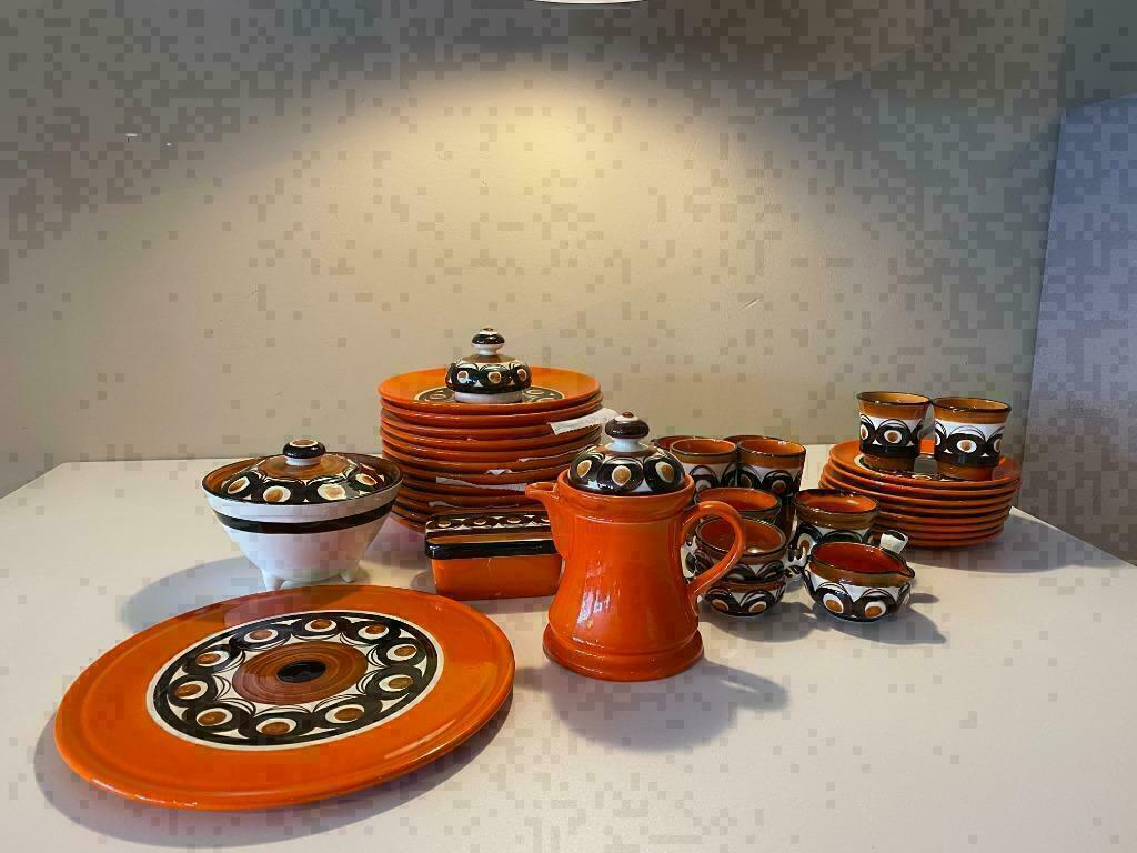 Vintage Schramberg Sambesi servies 34 delig jaren 60, Huis en Inrichting, Keuken | Servies, Ophalen of Verzenden, Gebruikt, Aardewerk