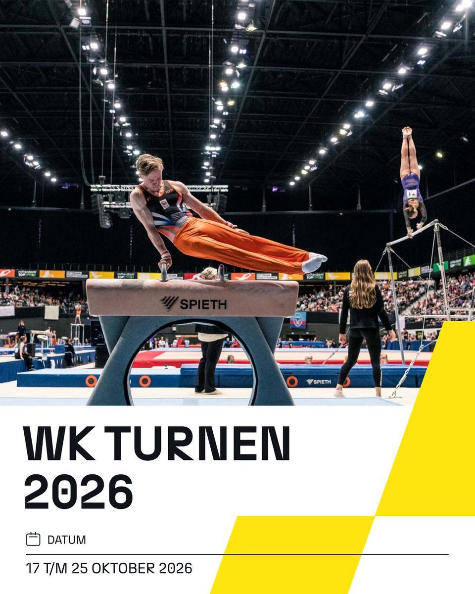 Twee tickets WK Turnen zondag 25 oktober, Twee personen, Oktober