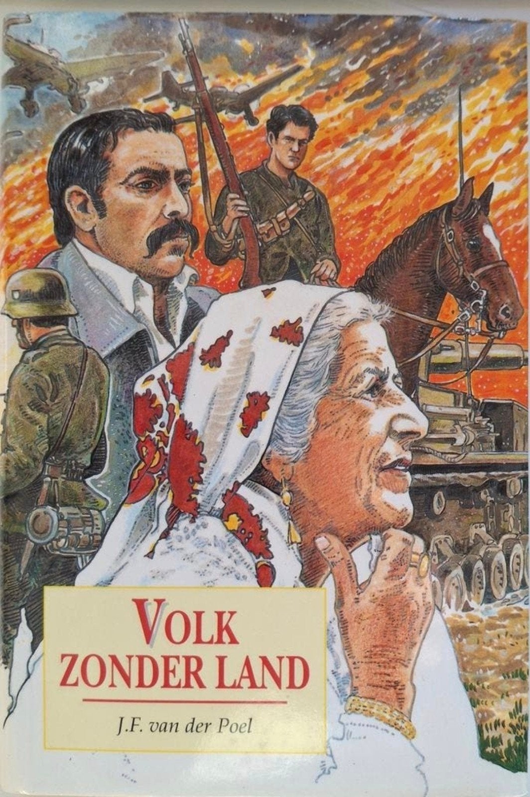 J.F. van der Poel - Volk zonder land, Boeken, Ophalen of Verzenden, Zo goed als nieuw, J.F. van der Poel