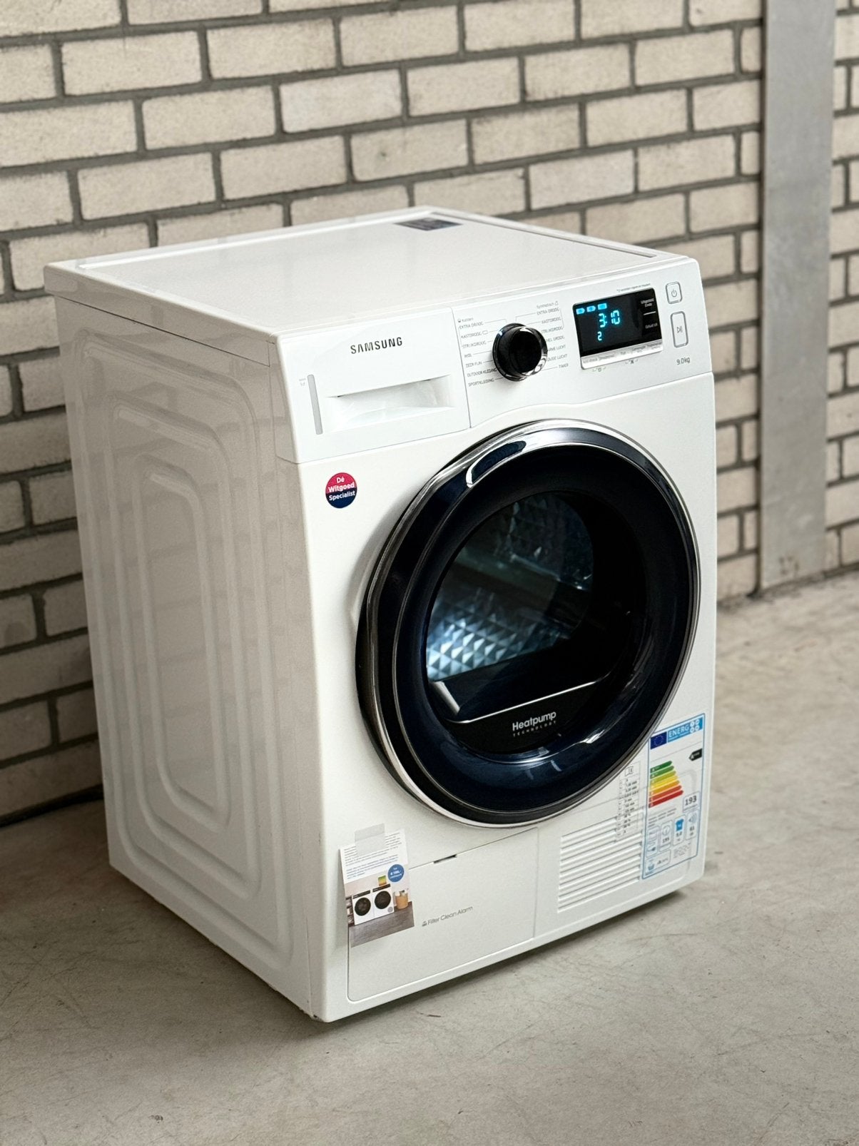 Samsung ECObubble Warmtepompdroger 9KG A+++ MET GARANTIE!!!