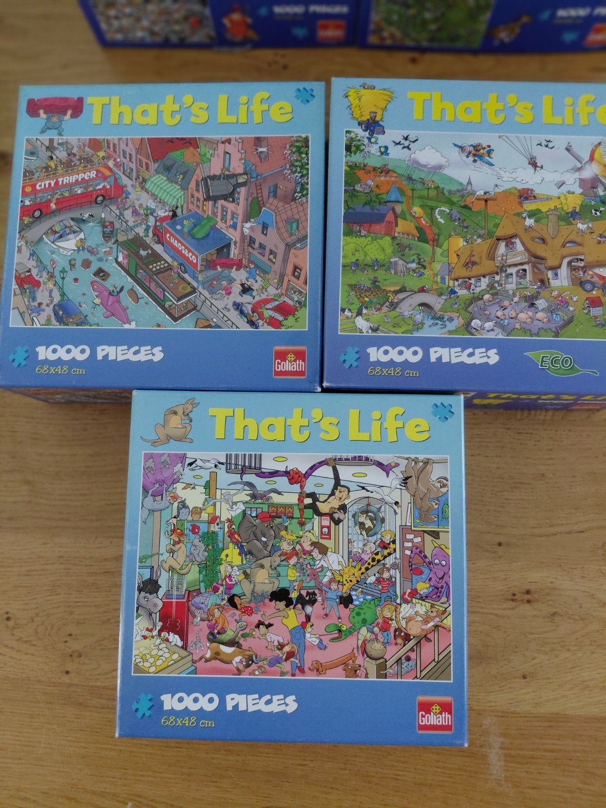 thats life puzzels. 1000 dtukjes, Ophalen, 500 t/m 1500 stukjes, Zo goed als nieuw