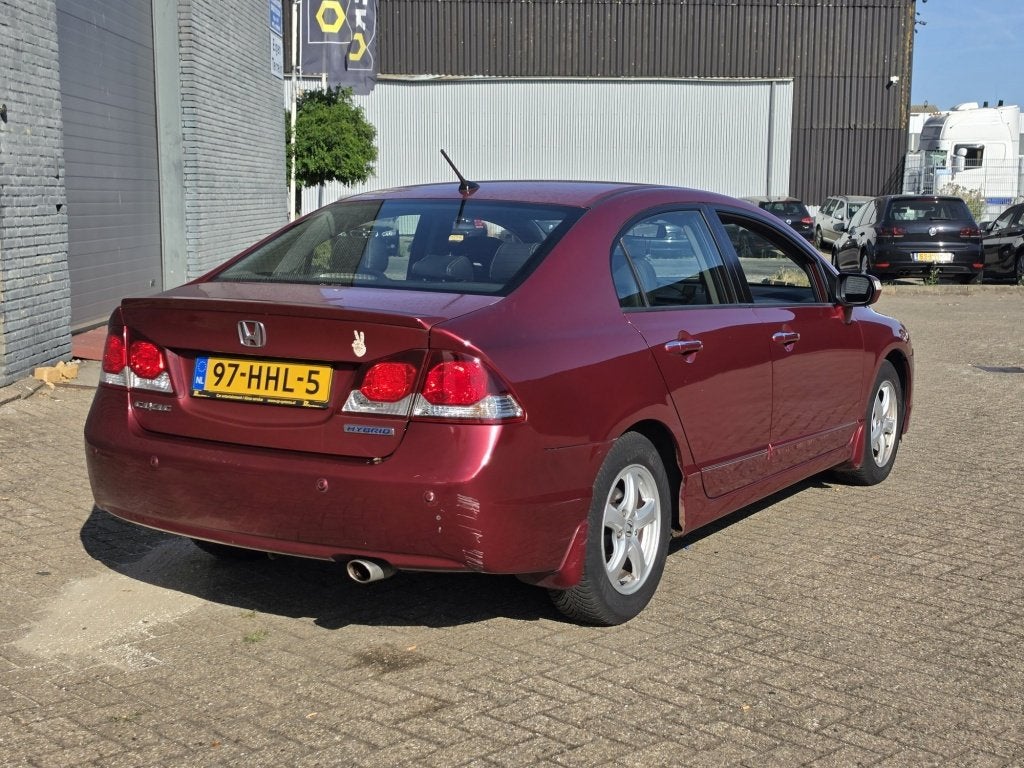 Honda Civic 1.3 Hybrid Automaat Leer/Airco ✅ (bj 2008), Auto's, Honda, Automaat, Gebruikt, Bedrijf, Hybride Elektrisch/Benzine